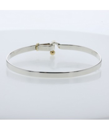 Tiffany Bangle Hook & Eye Silver 925 K18 Yellow Gold Ladies TIFFANY Co. de l' environnement