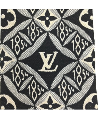 Louis Vuitton Scarf SINCE 1854 MP2825 100% Silk Black Ladies LOUIS VUITTON sélection de produits