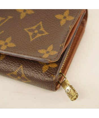 Auth Louis Vuitton Bi-Fold Wallet Monogram Portofeuil Tresor M61736 français