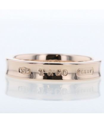 Tiffany Ring 1837 Narrow Width Approximately 4mm Rubed Metal No. 11.5 Ladies TIFFANY & Co. Toutes les collections ici