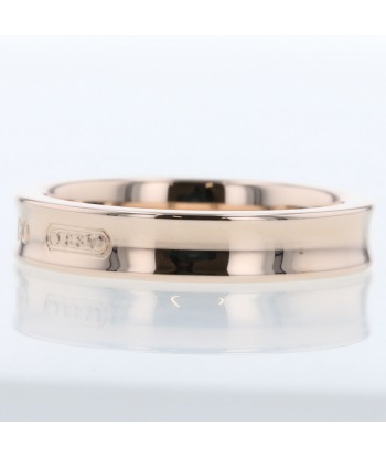 Tiffany Ring 1837 Narrow Width Approximately 4mm Rubed Metal No. 11.5 Ladies TIFFANY & Co. Toutes les collections ici