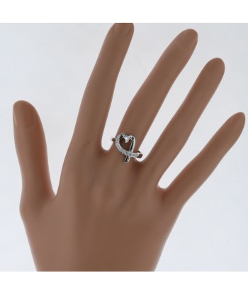 Tiffany Ring Rubbing Heart 10P K18 White Gold Diamond No. 10 Ladies TIFFANY & Co. des créatures d'habitude