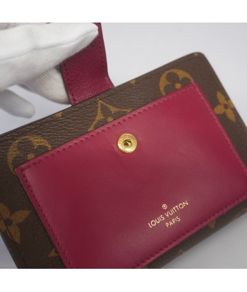 Auth Louis Vuitton Monogram Portofeuil Juliet M69433 Womens Wallet Fuchsia de technologie