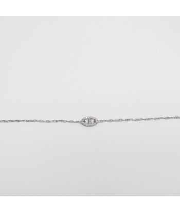 Hermes HERMES New Farandole Bracelet Shane Dunkle White Gold x Diamond D0.45ct K18WG livraison gratuite