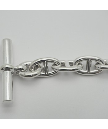 HERMES Hermes Shane Dunkle Bracelet MM Silver 14 frames Ladies 925 Finished Pour