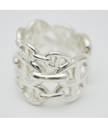 Hermes HERMES Anchene GM Ring  54 No. 14 Silver 925 Shane Dunkle Finished soldes