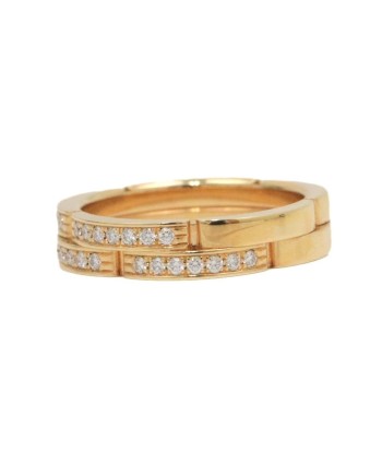 Cartier Diamond Maillon 2 Low Half Ring  52 No. 12 750 K18YG Yellow Gold Womens Jewelery de l' environnement