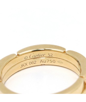 Cartier Diamond Maillon 2 Low Half Ring  52 No. 12 750 K18YG Yellow Gold Womens Jewelery de l' environnement