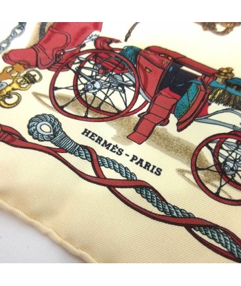 Hermes Carre 45 BATEAUAVAPEURDEJOUFFROYDABBANS Steamship Multicolor Mini Scarf Ladies Silk acheter