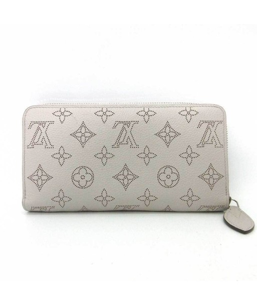 Louis Vuitton Wallet Zippy Long Round Blum Rose Mademoiselle Light Gray Ladies Monogram Mahina M80314 chez Cornerstreet bien 