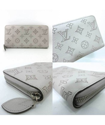 Louis Vuitton Wallet Zippy Long Round Blum Rose Mademoiselle Light Gray Ladies Monogram Mahina M80314 chez Cornerstreet bien 