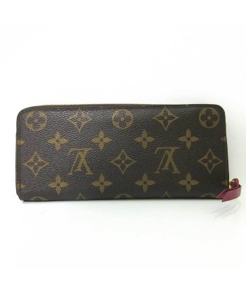 Louis Vuitton Wallet Portofeuil Clemence Long Round Fuchsia x Brown Ladies Monogram M60742 l'évolution des habitudes 