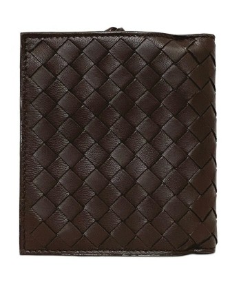 Bottega Veneta Bi-Fold Wallet Brown Intrecciato 121059 Leather BOTTEGA VENETA Men's Women's 2024