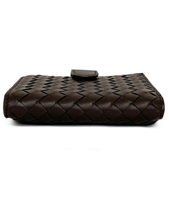 Bottega Veneta Bi-Fold Wallet Brown Intrecciato 121059 Leather BOTTEGA VENETA Men's Women's 2024