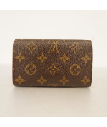 Auth Louis Vuitton Bi-Fold Wallet Monogram Portofeuil Tresor M61736 français