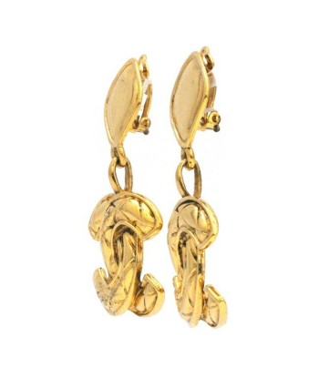 Chanel Earrings Gold Matrasse GP CHANEL Coco Mark Swing Ladies Clip Type pour bénéficier 