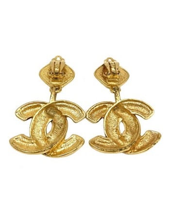 Chanel Earrings Gold Matrasse GP CHANEL Coco Mark Swing Ladies Clip Type pour bénéficier 