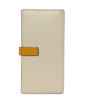 Loewe Long Wallet Large Vertical Beige Orange Salmon Pink Anagram 124.12.S40 Leather LOEWE Belt Bicolor Ladies Fin de série