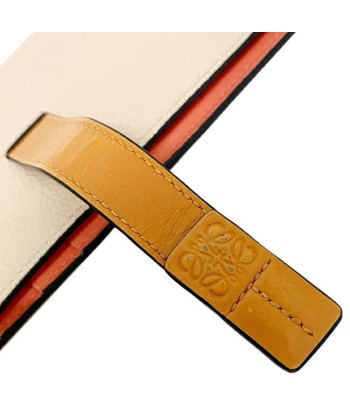 Loewe Long Wallet Large Vertical Beige Orange Salmon Pink Anagram 124.12.S40 Leather LOEWE Belt Bicolor Ladies Fin de série