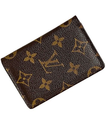 Louis Vuitton Business Card Holder Organizer De Poche Brown Monogram M61732 Case MI0024 LOUIS VUITTON LV Pass Folded in Fold la chaussure