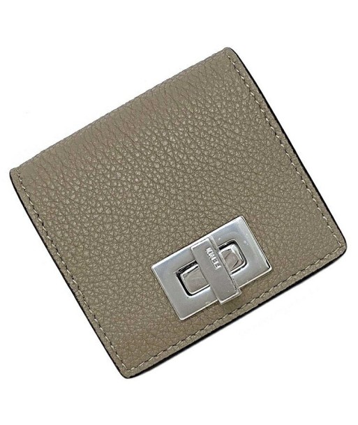 Fendi Coin Case Beige Silver Peek-A-Boo 8M0453 A91B Leather FENDI Purse Turn Lock Ladies vente chaude votre 