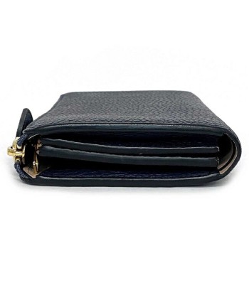 Louis Vuitton L-shaped wallet Portofeuil Comet Navy Blue Marine M68582 Taurillon leather Unknown due to built-in IC chip LOUIS VUITTON LV 12 pieces of monogram flower JUSQU'A -70%! 