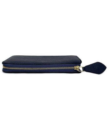 Louis Vuitton L-shaped wallet Portofeuil Comet Navy Blue Marine M68582 Taurillon leather Unknown due to built-in IC chip LOUIS VUITTON LV 12 pieces of monogram flower JUSQU'A -70%! 