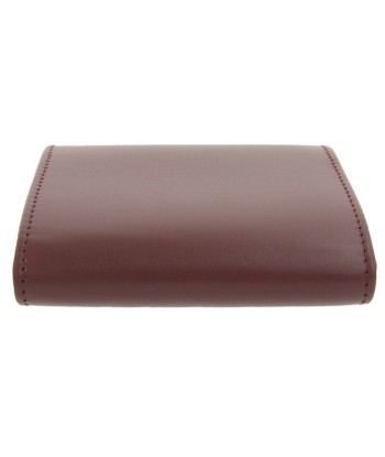 Cartier Wallet Ladies Coin Purse Mast Leather Bordeaux Red L3000464 pas cher