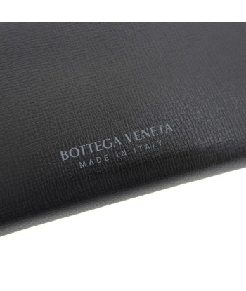 BOTTEGA VENETA wallet mens leather black round livraison gratuite