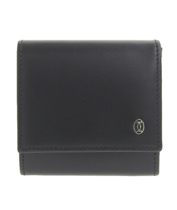 Cartier Wallet Ladies Coin Purse Pasha Leather Black les ctes