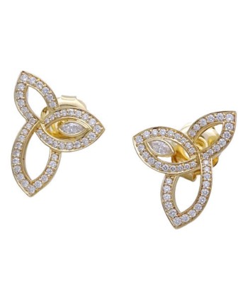 Harry Winston HARRY WINSTON Earrings Women's Diamond 750YG Yellow Gold With Lily Cluster EADYMQRFLC Polished Découvrez la collection