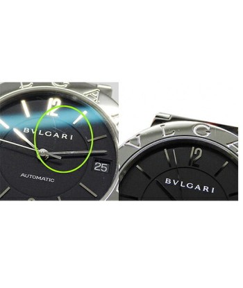 Bvlgari BVLGARI Watch Boys Date Automatic AT Stainless SS BB33SS Silver Black Polished plus qu'un jeu 