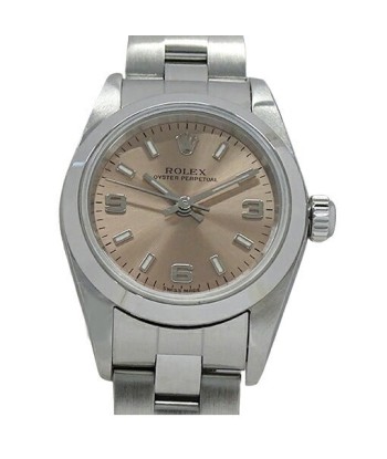 Rolex ROLEX Oyster Perpetual 76080 Y Watch Ladies Automatic AT Stainless SS Silver Pink Polished pas cher