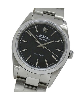 Rolex ROLEX Oyster Perpetual Air King 14000M Z Watch Mens Automatic AT Stainless SS Silver Black Polished Jusqu'à 80% De Réduction