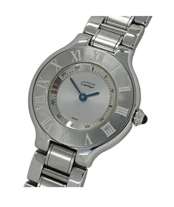 Cartier Watch Ladies Must 21 Vantean SM Quartz Stainless SS 1340 Silver Polished 50% de réduction en Octobre 2024