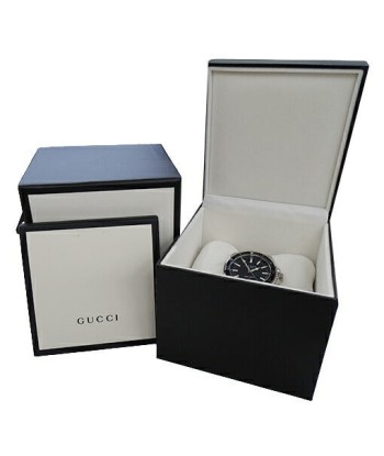 Gucci GUCCI Watch Mens Dive DIVE Date Quartz Stainless SS 136.3 YA136301 Silver Black votre restaurant rapide dans 