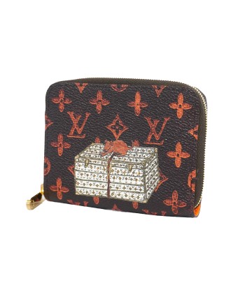 Auth Louis Vuitton Monogram Catgram Zippy Coin Purse M63883 Womens Coin Purse de France