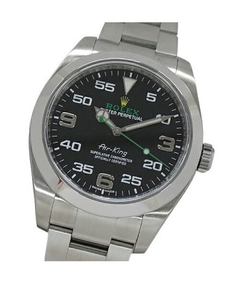 Rolex ROLEX Air King 116900 Random Watch Mens Automatic AT Stainless SS Silver Black Polished les muscles