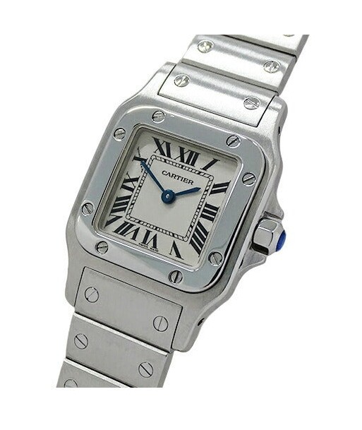 Cartier Watch Ladies Santos Galve SM Quartz Stainless SS W20056D6 Silver Polished 2 - 3 jours ouvrés.