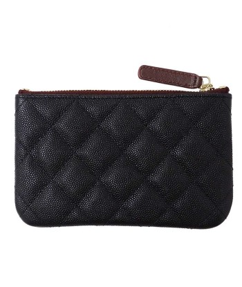 Chanel CHANEL Wallet Matrasse Ladies Coin Purse Card Case Caviar Skin Black Coco Mark JUSQU'A -70%! 