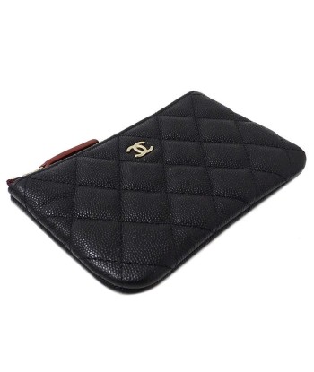 Chanel CHANEL Wallet Matrasse Ladies Coin Purse Card Case Caviar Skin Black Coco Mark JUSQU'A -70%! 