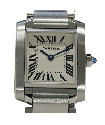 Cartier Watch Ladies Tank Francaise SM Quartz Stainless SS W51008Q3 Silver Polished de la marque