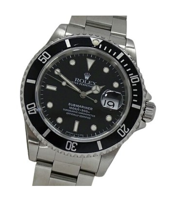 Rolex ROLEX Submariner Date 16610 T Watch Mens Automatic AT Stainless SS Silver Black Polished En savoir plus