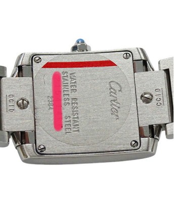 Cartier Watch Ladies Tank Francaise SM Quartz Stainless SS W51008Q3 Silver Polished de la marque