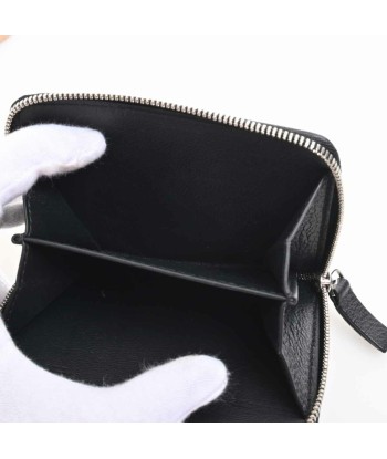 Balenciaga Leather Everyday Bi-Fold Wallet Black à prix réduit toute l'année