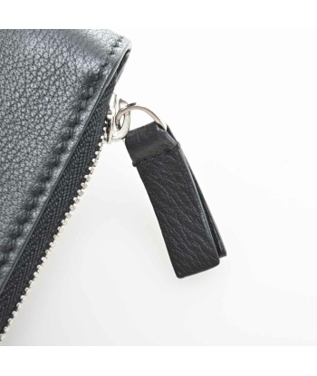 Balenciaga Leather Everyday Bi-Fold Wallet Black à prix réduit toute l'année