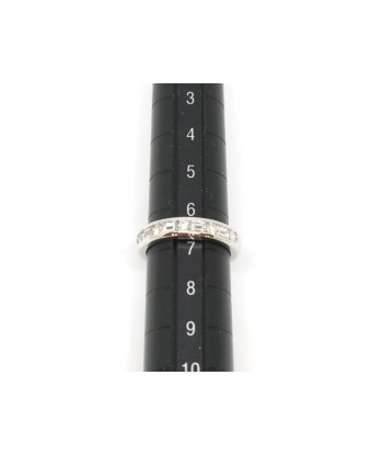 TIFFANY & Co. Tiffany Pt950 Half Eternity Diamond Ring  6.5 5.2g hantent personnes