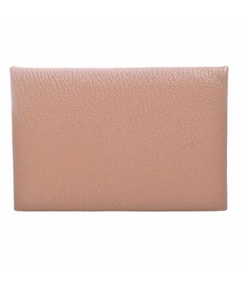 HERMES Hermes Goat Calvi Card Case Brown l'achat 