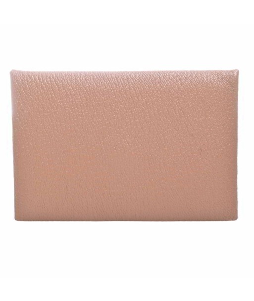 HERMES Hermes Goat Calvi Card Case Brown l'achat 