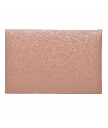 HERMES Hermes Goat Calvi Card Case Brown l'achat 